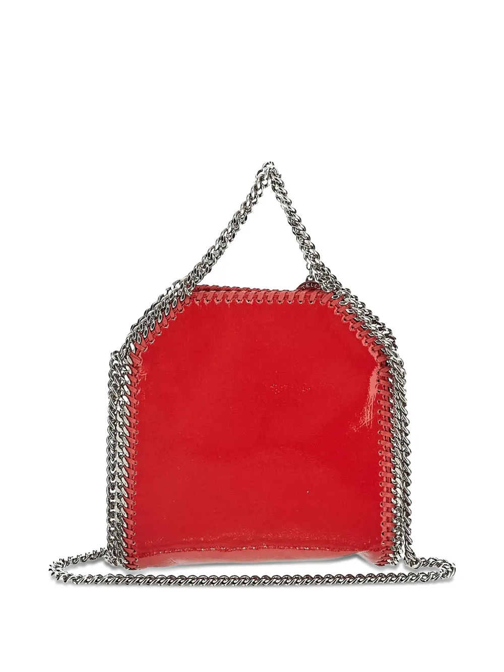 Stella McCartney Shopper met schakelketting - Rood