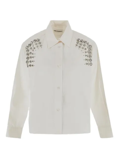 DES PHEMMES camisa con detalles de cristal