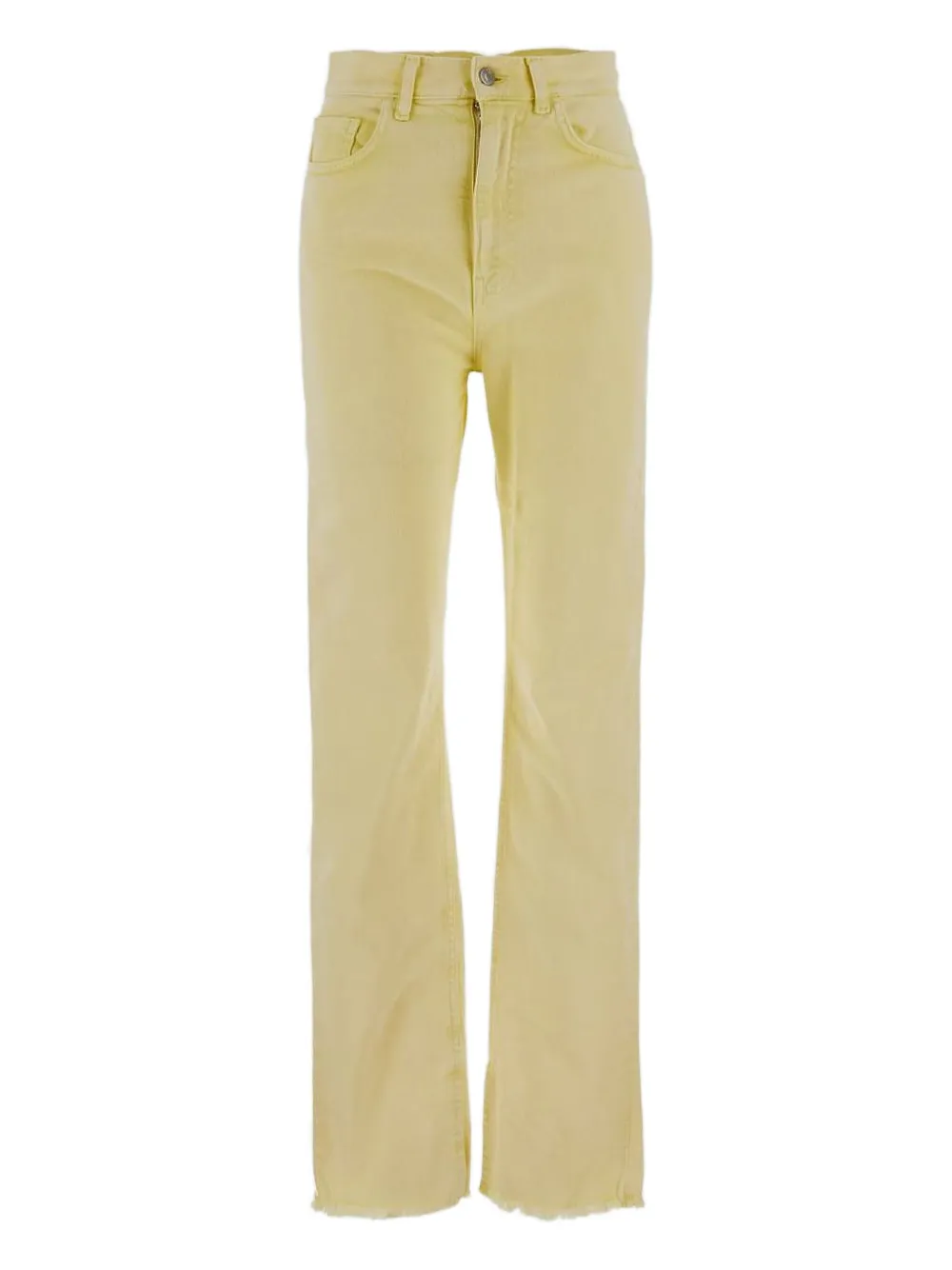 DES PHEMMES garment-dyed jeans