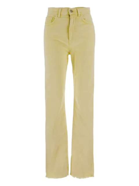 DES PHEMMES garment-dyed jeans
