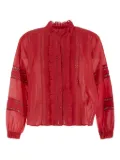 MARANT ÉTOILE Valda blouse - Red