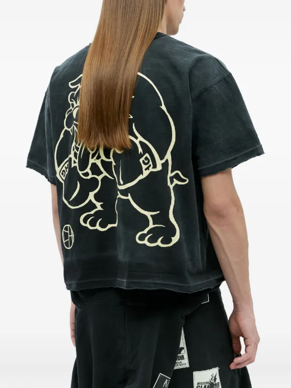 Hysteric Glamour Bulldog T-shirt | Black | FARFETCH CA