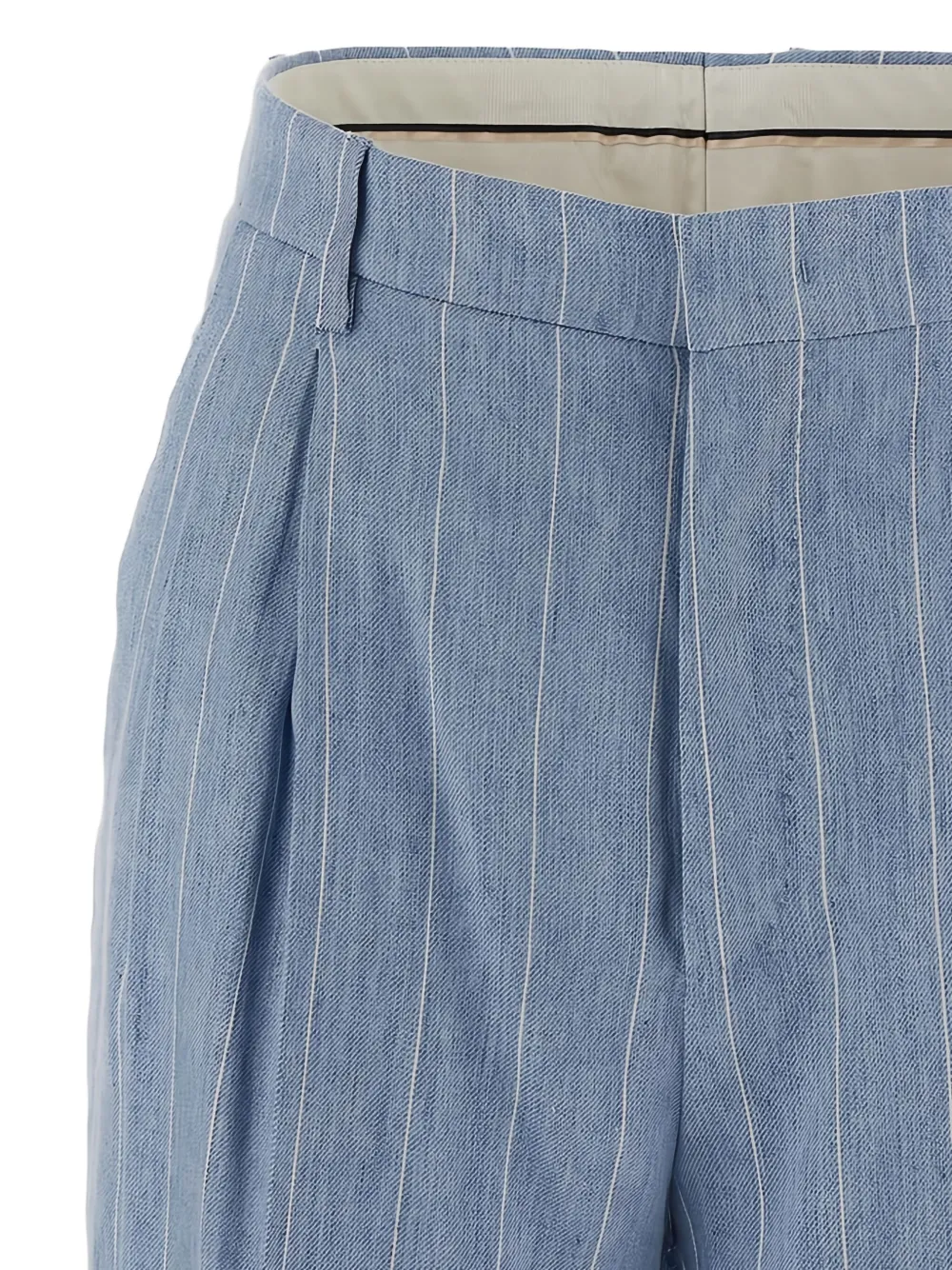 Tagliatore Gestreepte straight broek Blauw