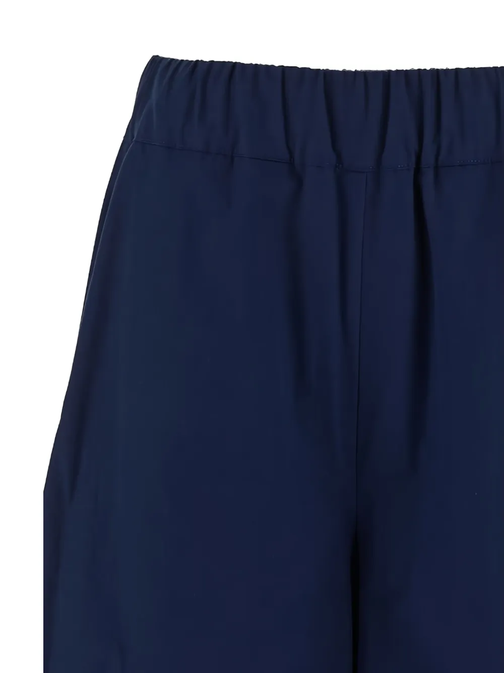 Malo Broek met wijde pijpen Blauw