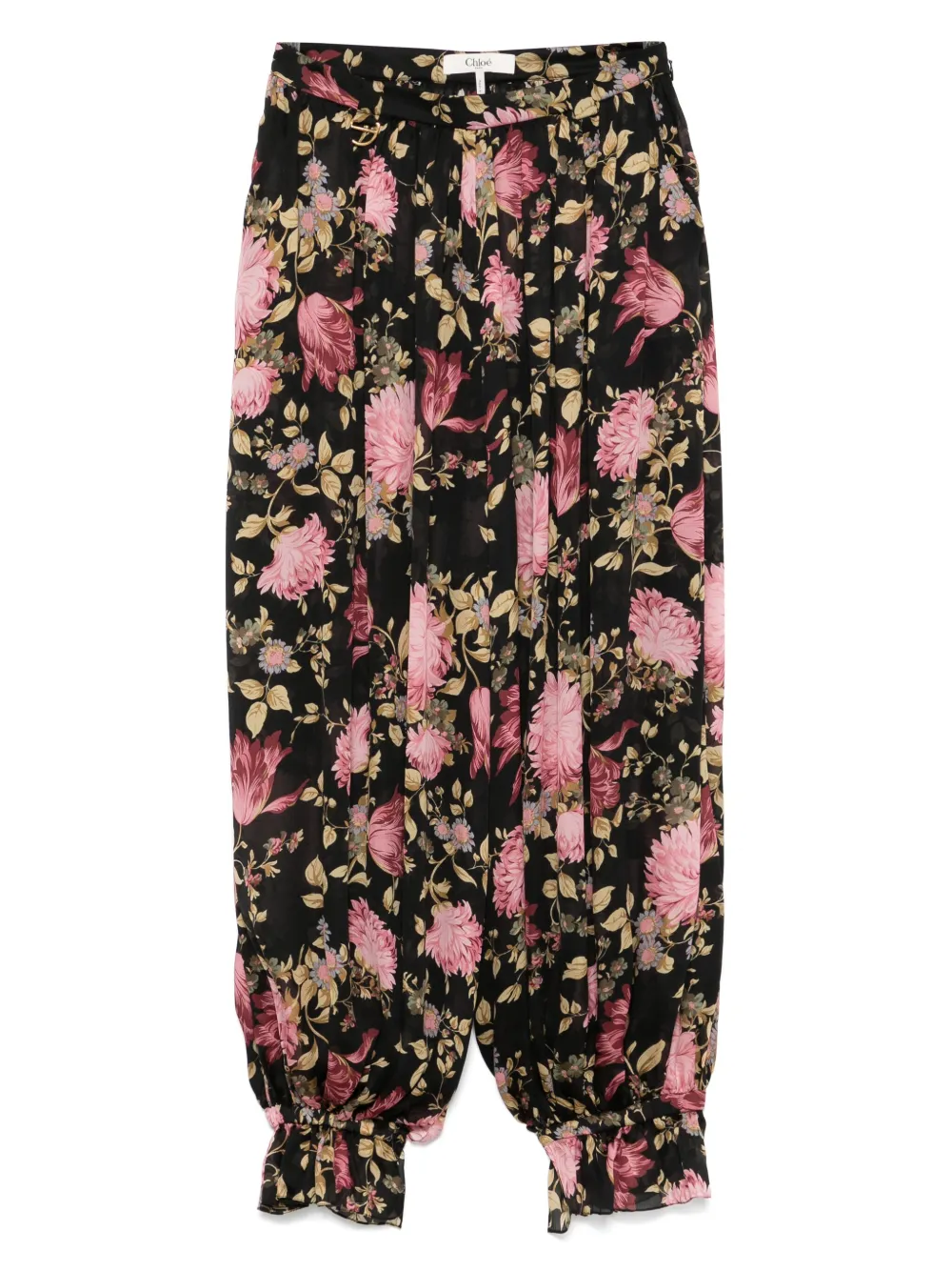 Chloé floral trousers | Black | Image 1