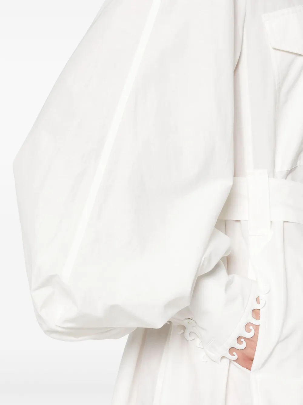 ZIMMERMANN Illuminate midi-jurk Wit