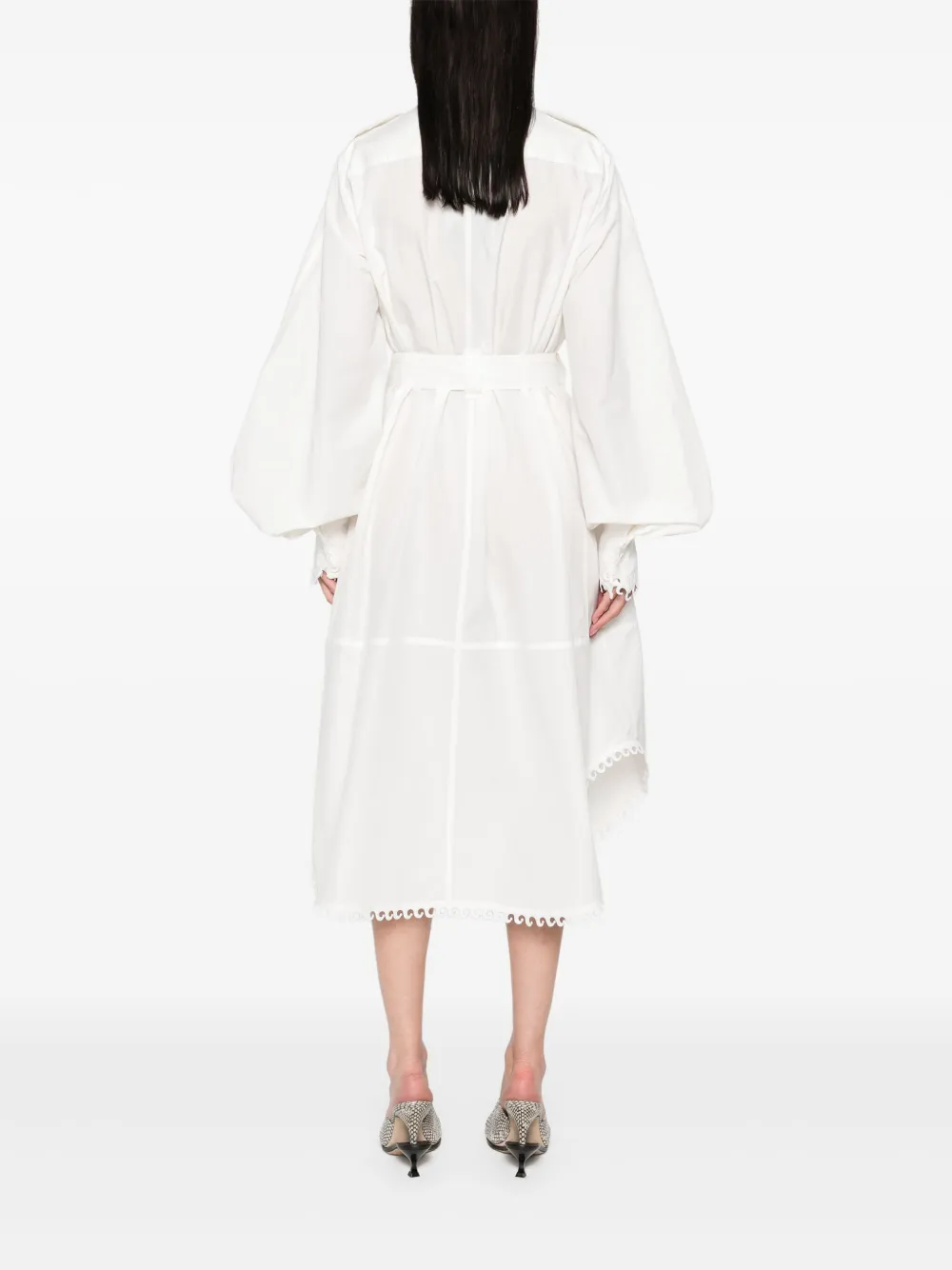 ZIMMERMANN Illuminate midi-jurk Wit