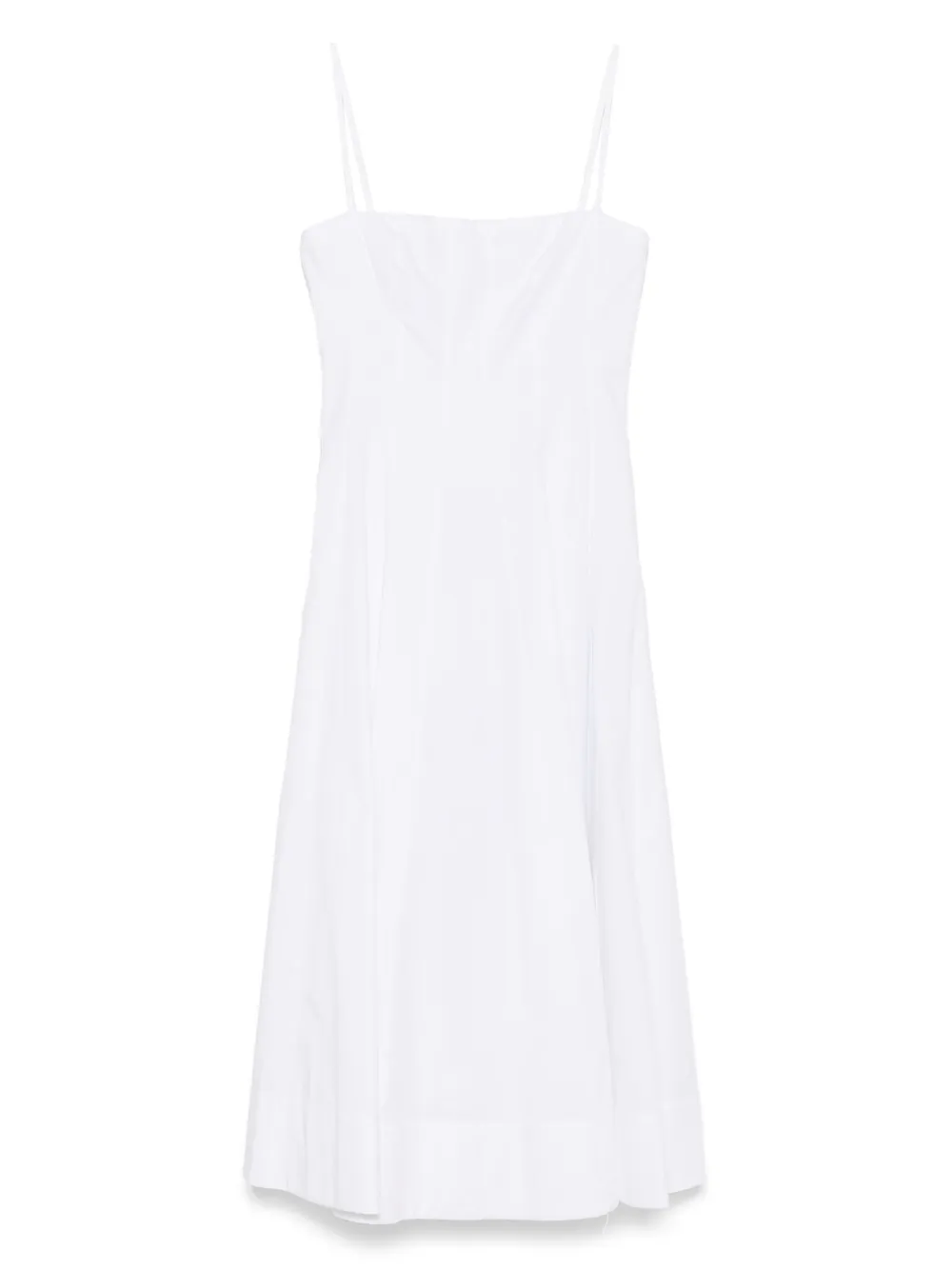 STAUD Wylie midi-jurk Wit