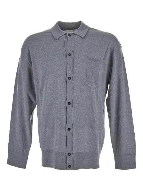 Laneus cashmere-blend polo shirt
