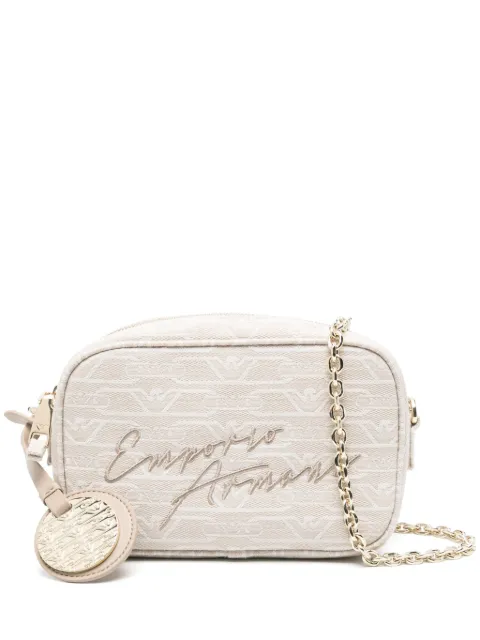 Emporio Armani monogram-jacquard mini bag