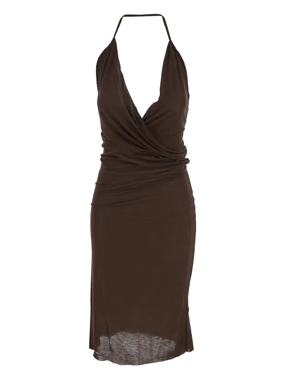 Rick Owens Hollywood jurk Bruin