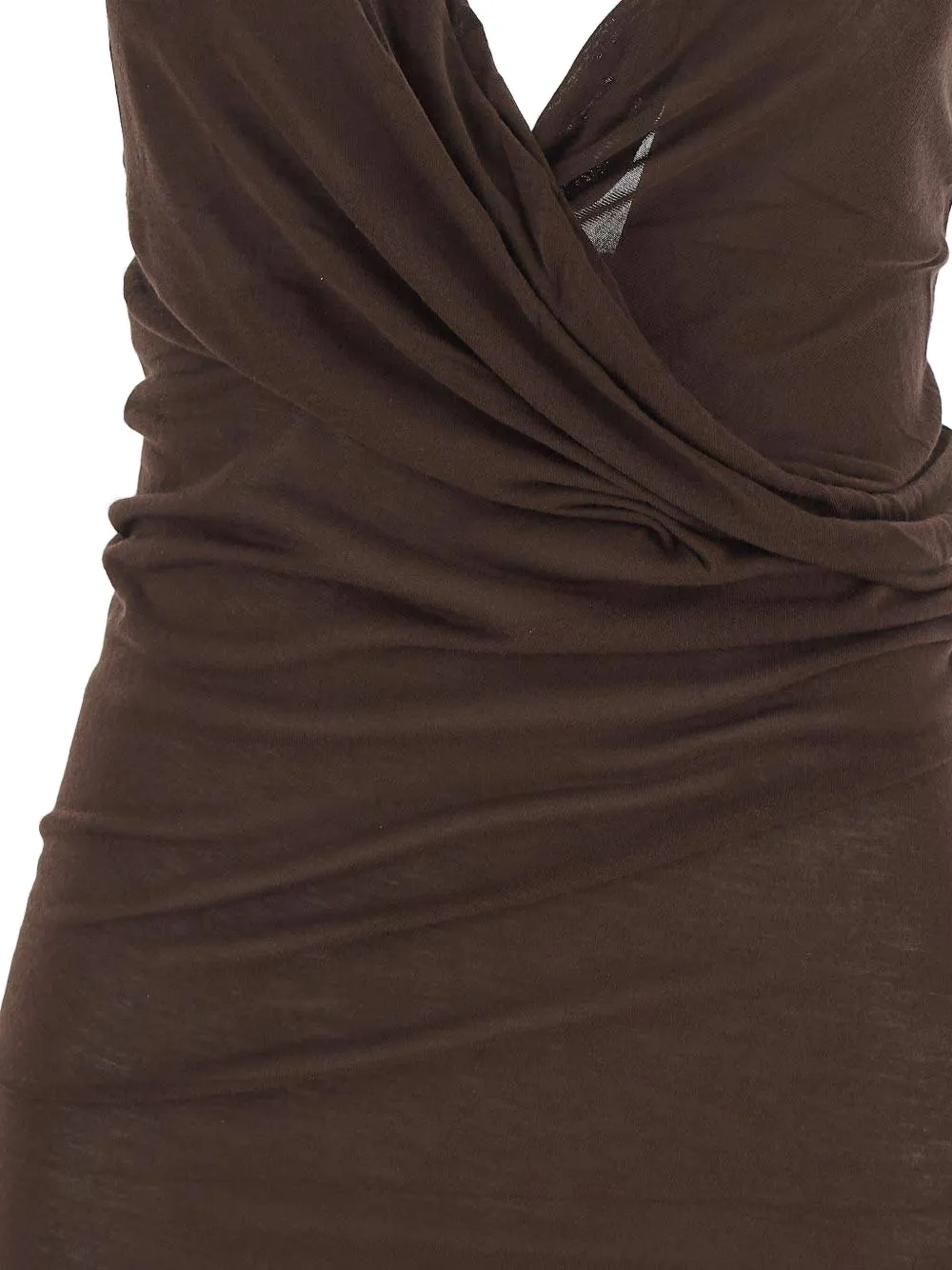 Rick Owens Hollywood jurk Bruin