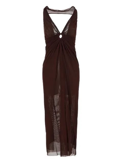 Fisico stretch-silk dress