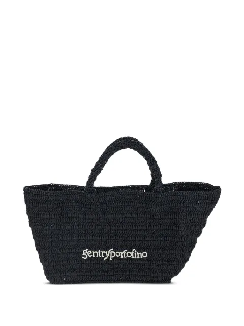 Gentry Portofino logo-embroidered tote bag