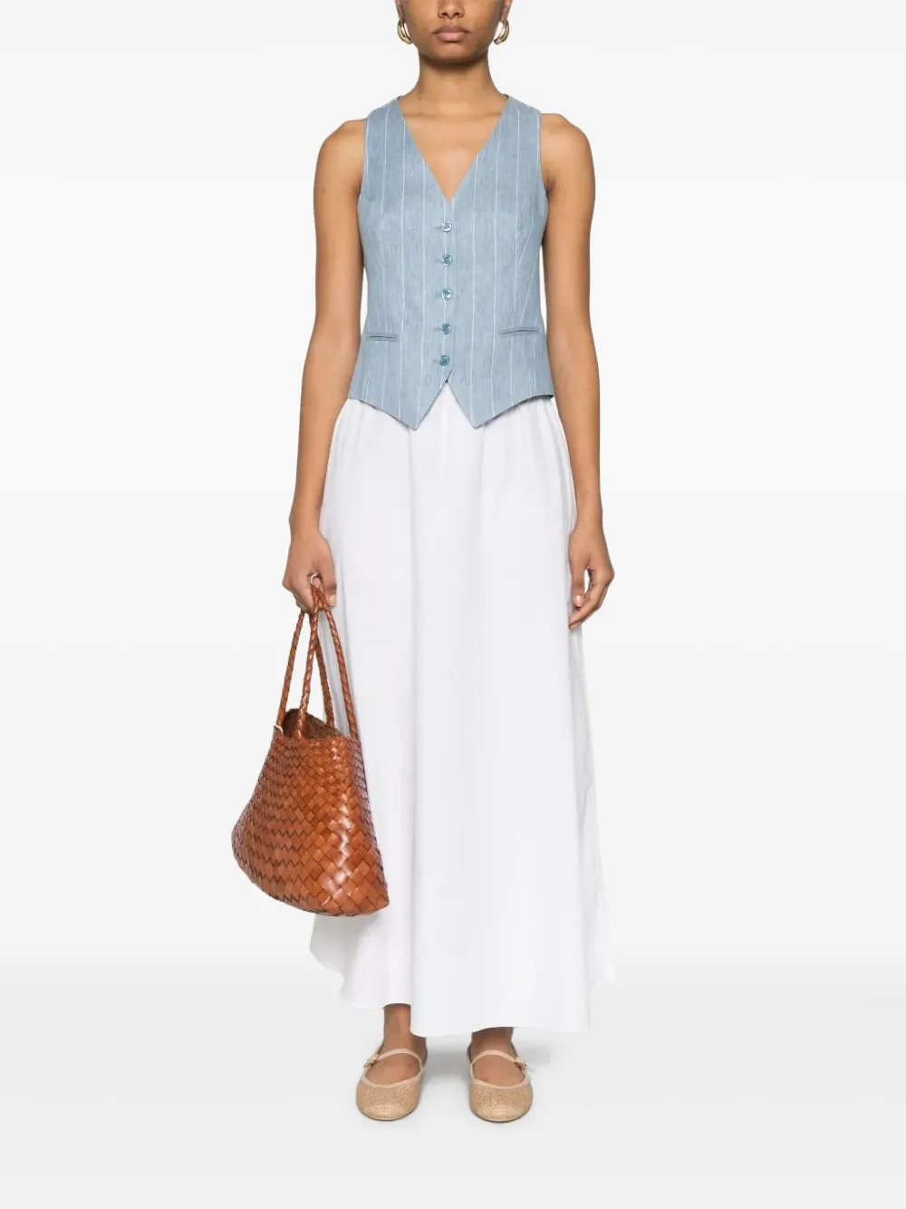 TAGLIATORE LINEN VEST
