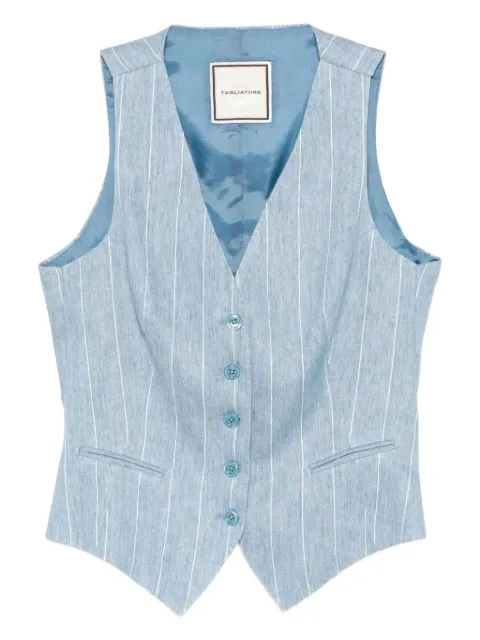 Tagliatore linen vest