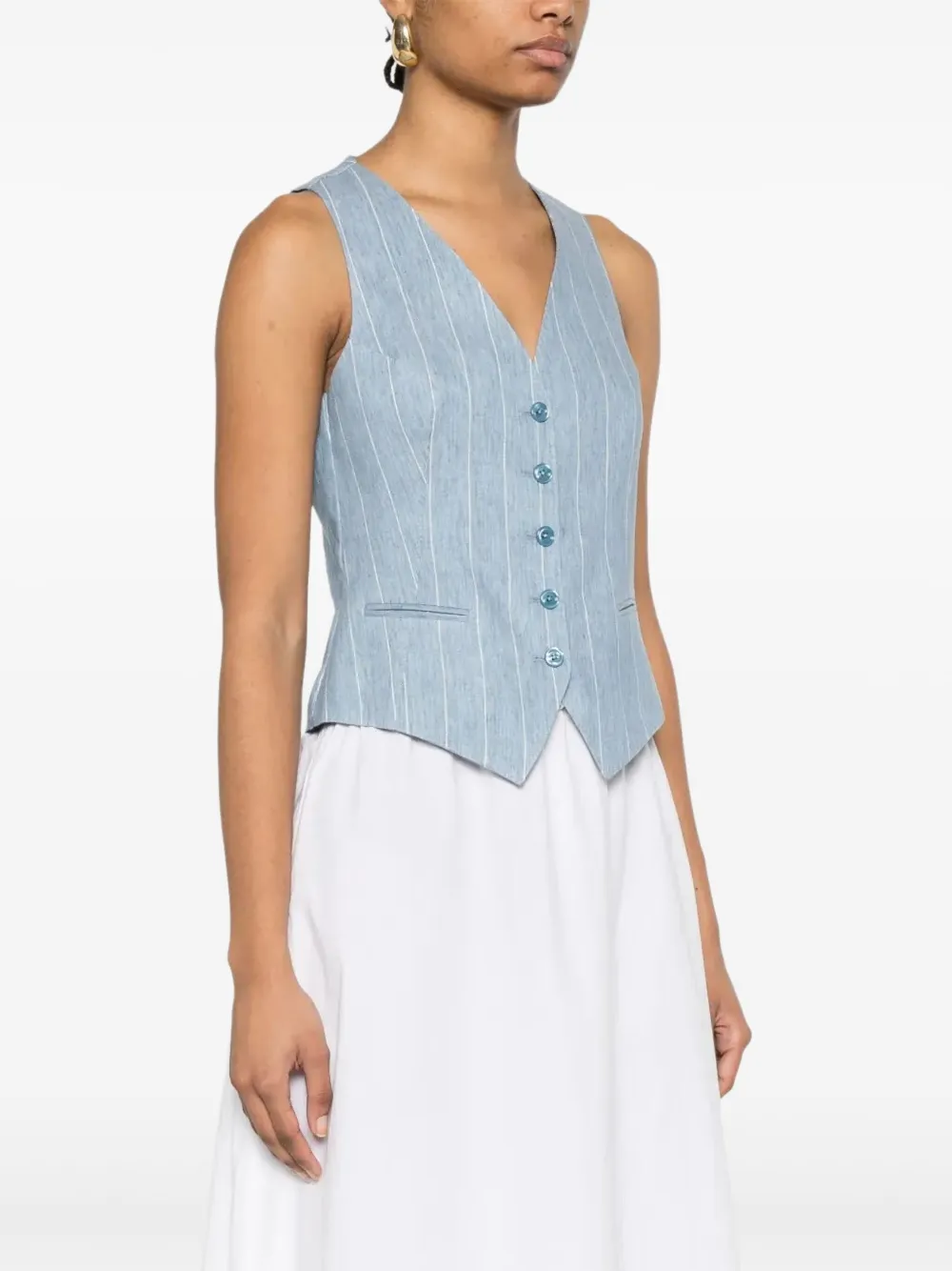TAGLIATORE LINEN VEST