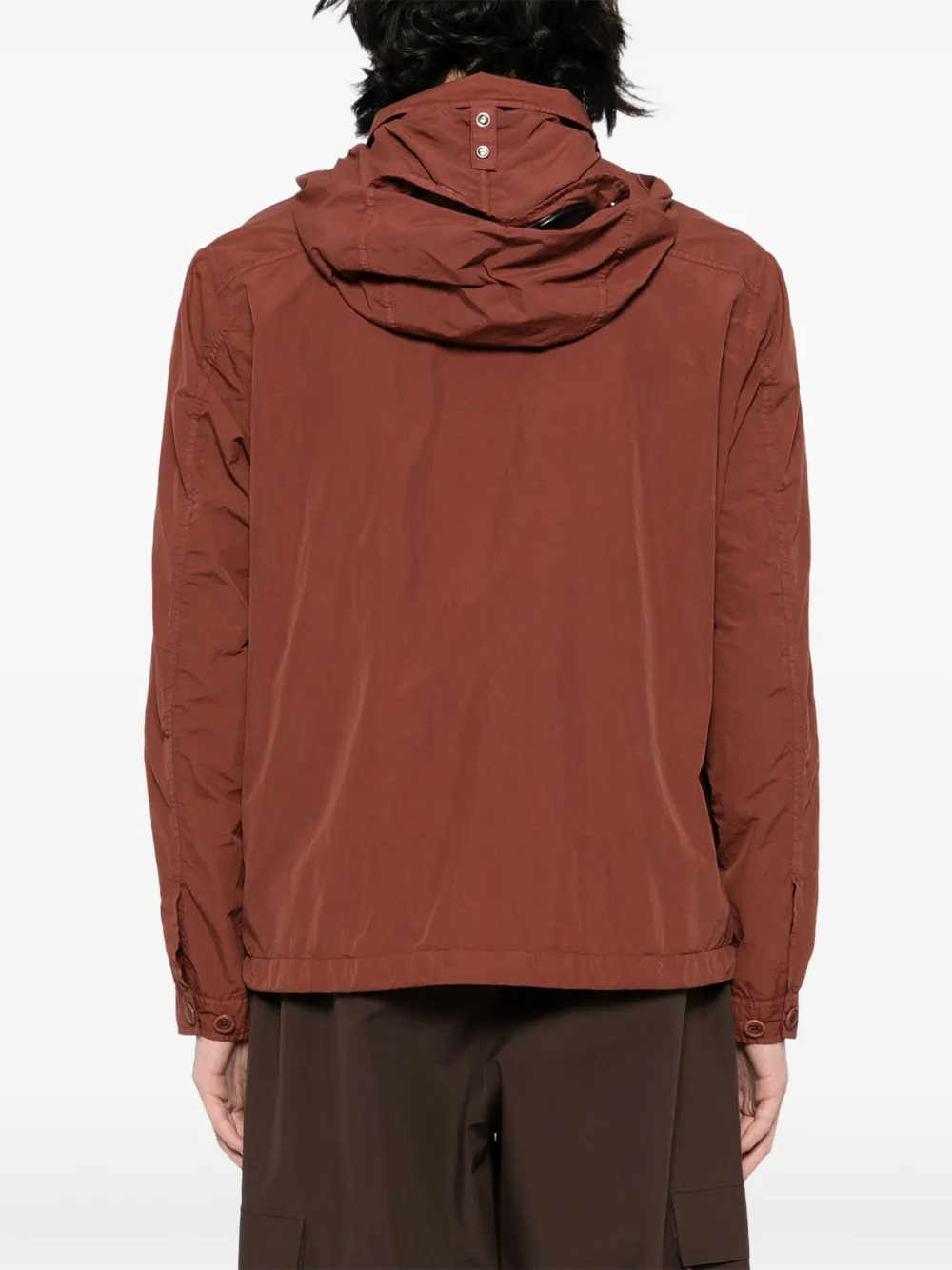 C.P. Company Shirtjack met goggle-detail Rood