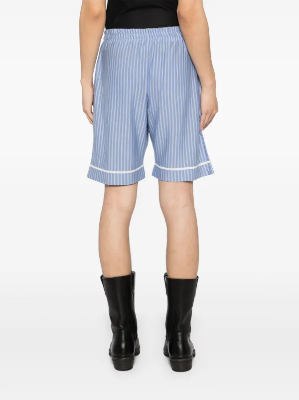Charles Jeffrey LOVERBOY ハーフパンツ ストライプ Charles Jeffrey Loverboy ストライプ ショートパンツ | ブルー