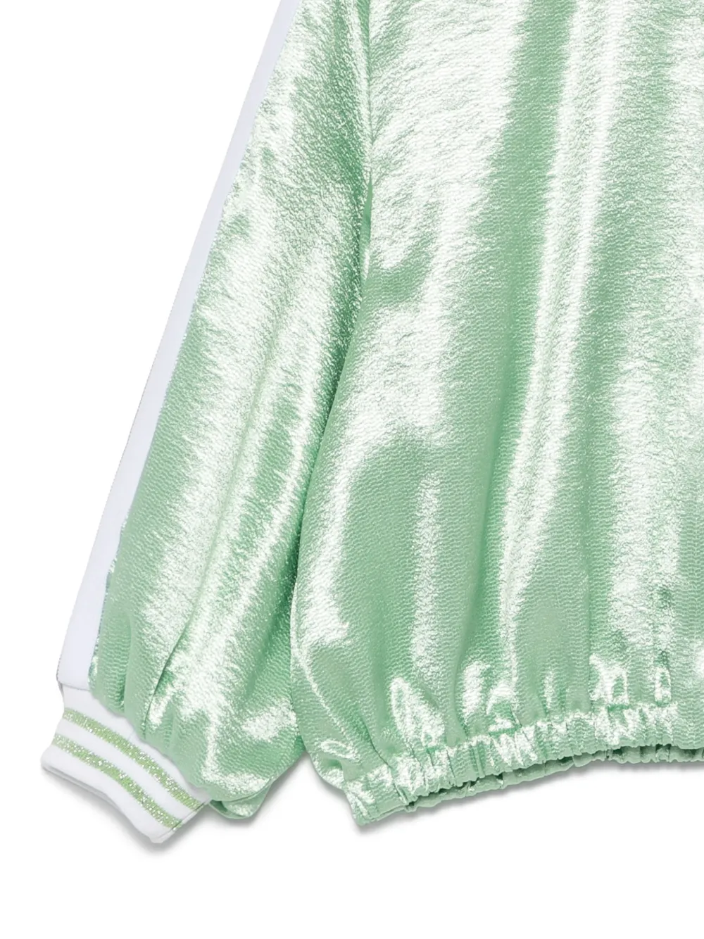 Miss Grant Kids Metallic bomberjack Groen