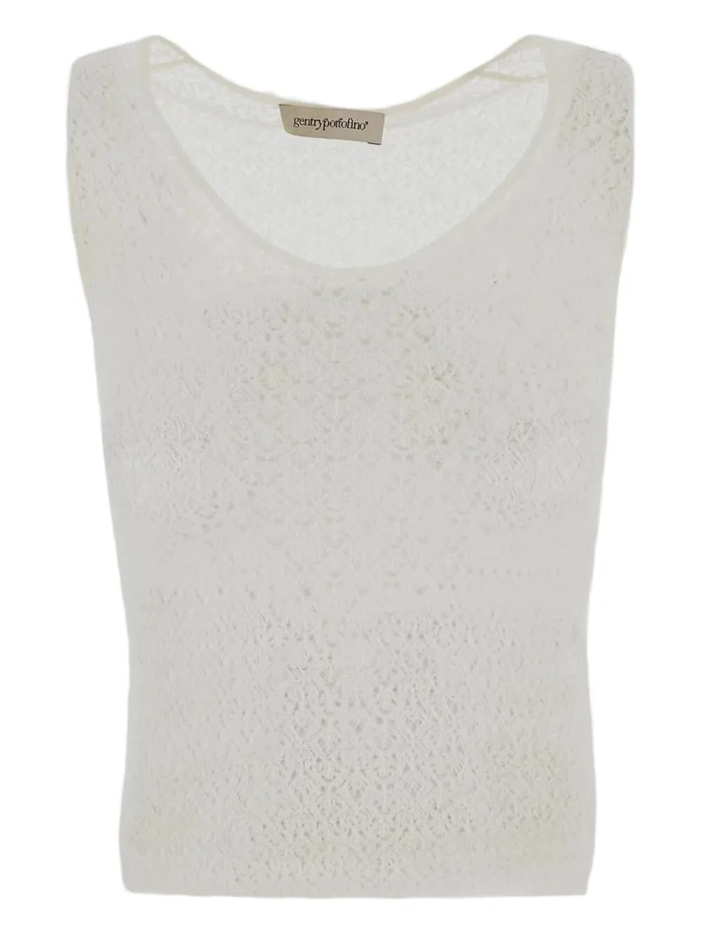 Gentry Portofino open-knit top