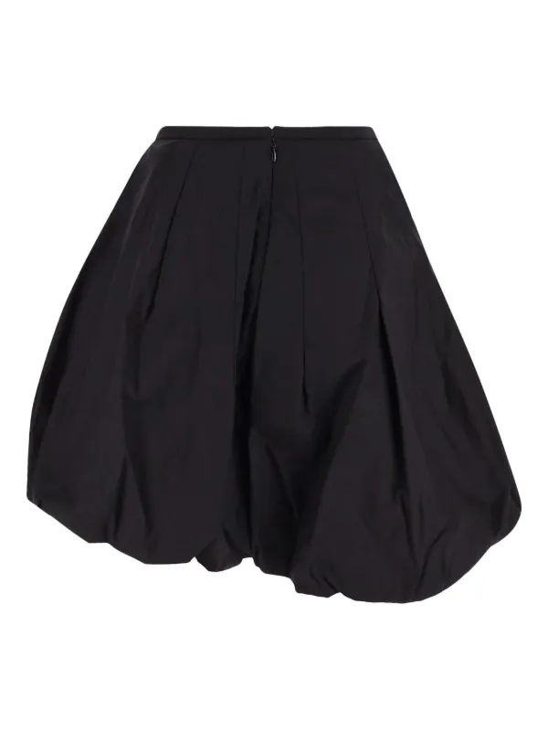 VIP【関税送料無料】希少 Thelatest Asymmetric Skirt THELATEST Asymmetric Mini Skirt | Black | FARFETCH