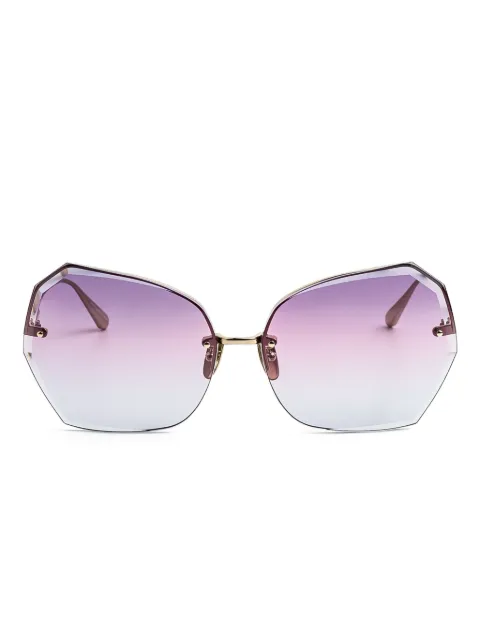 Linda Farrow geometric-frame sunglasses