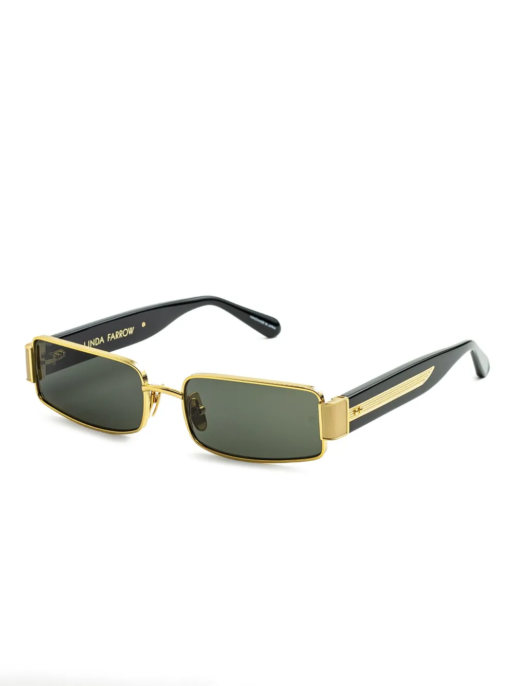 Linda Farrow square-frame sunglasses - Goud