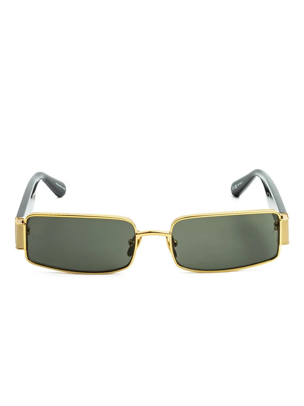 Linda Farrow square-frame sunglasses | Gold | Image 1