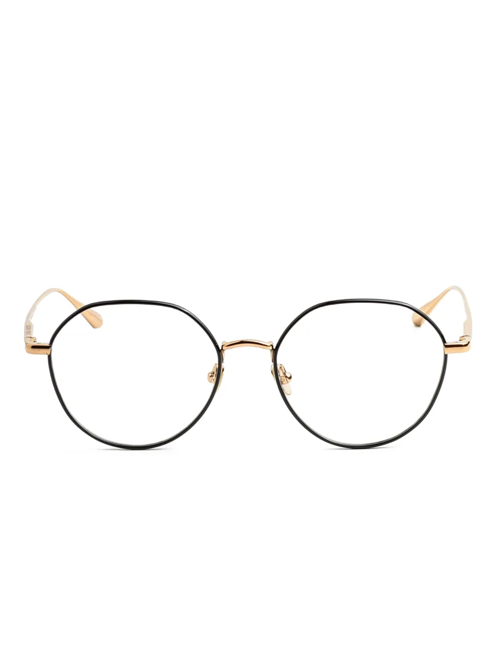 Linda Farrow round-frame glasses | Black | Image 1