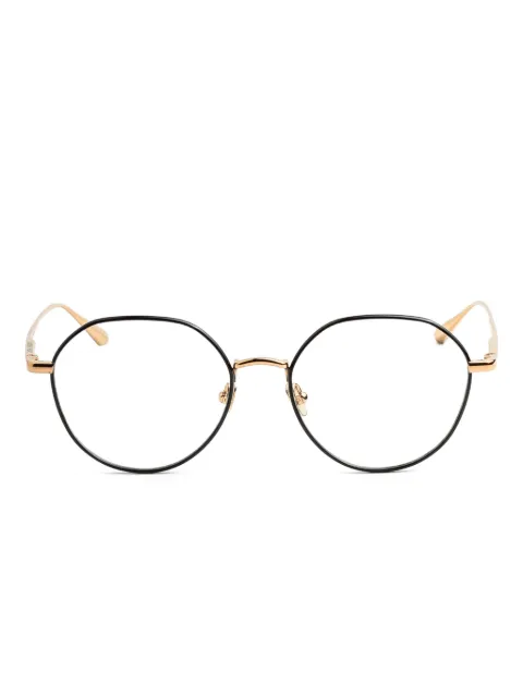 Linda Farrow round-frame glasses 