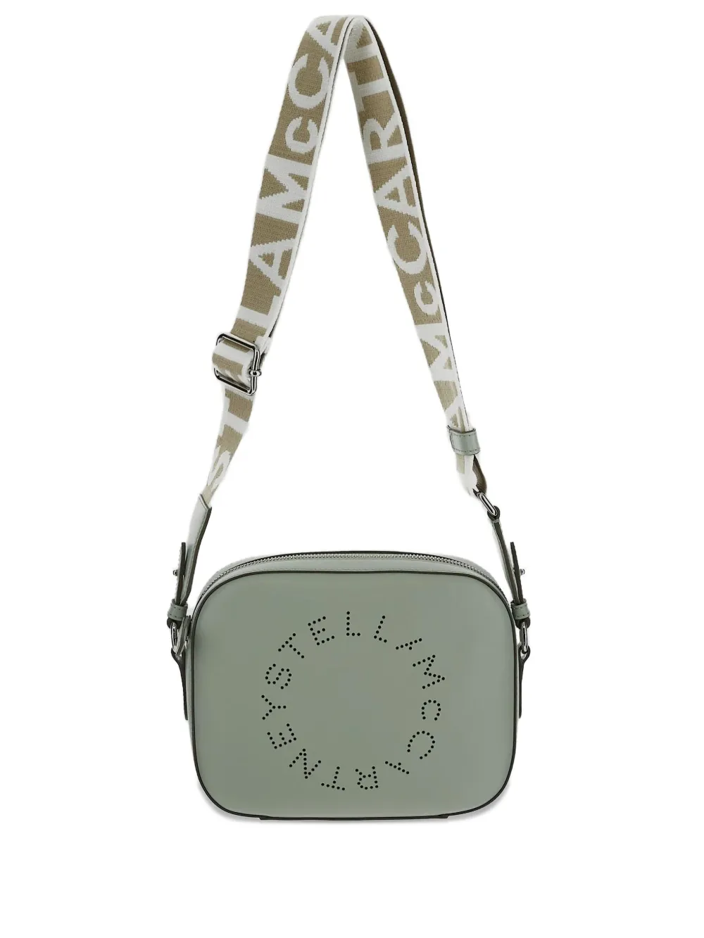 Stella McCartney Crossbodytas met logo Groen