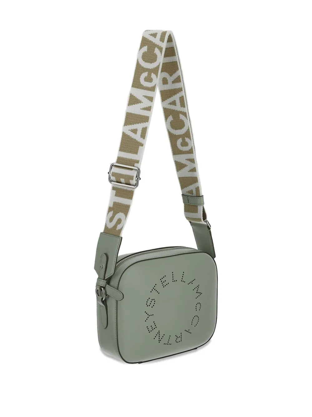 Stella McCartney Crossbodytas met logo Groen