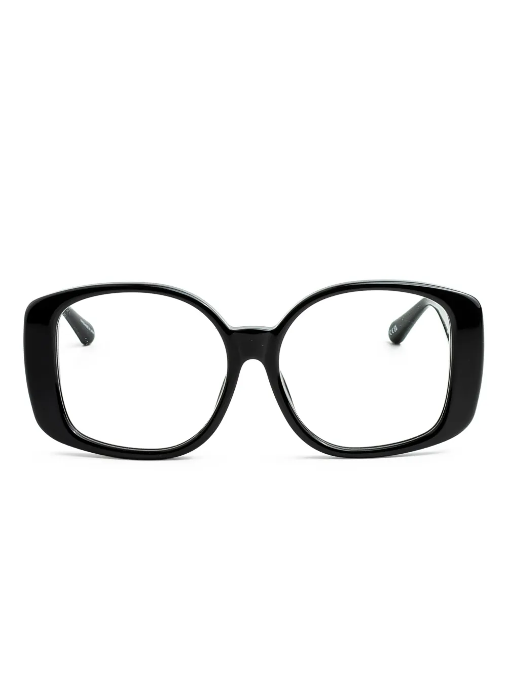 Linda Farrow lunettes de vue à monture carrée | noir | Image 1