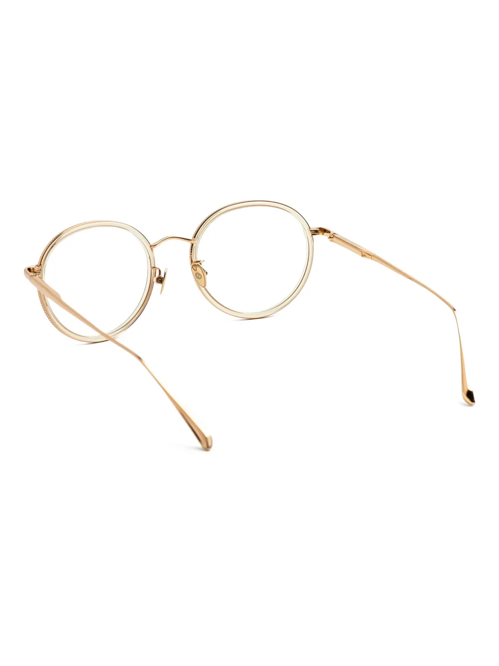 Linda Farrow Bril met rond montuur Goud