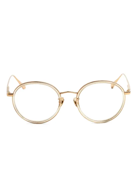 Linda Farrow round-frame glasses 