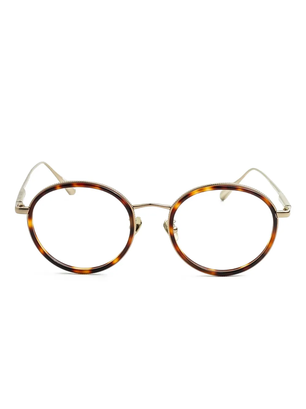 Linda Farrow round-frame glasses | Brown | Image 1