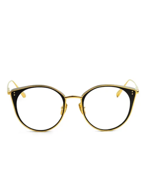 Linda Farrow round-frame glasses 