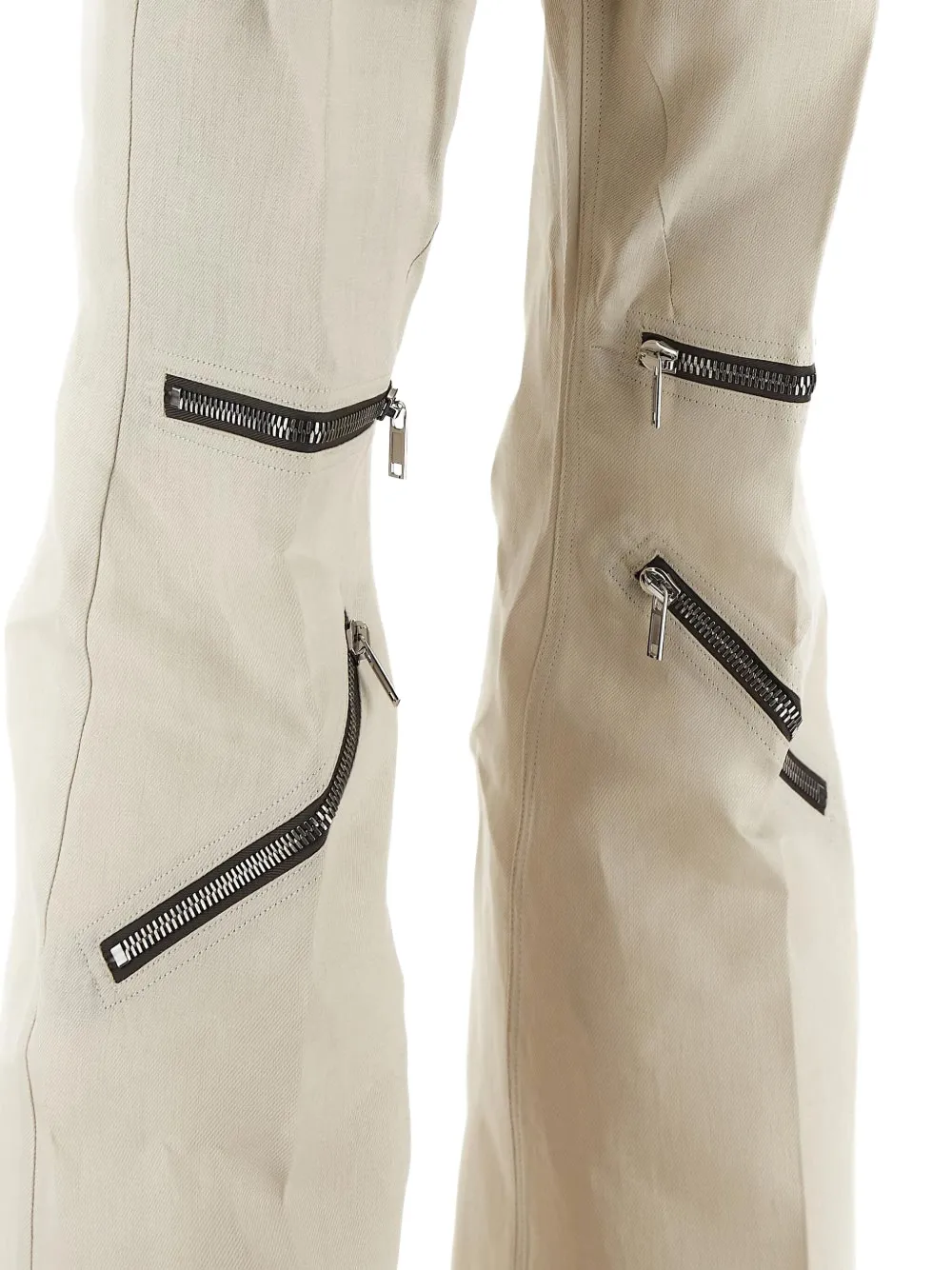 Rick Owens Linnen straight broek Beige