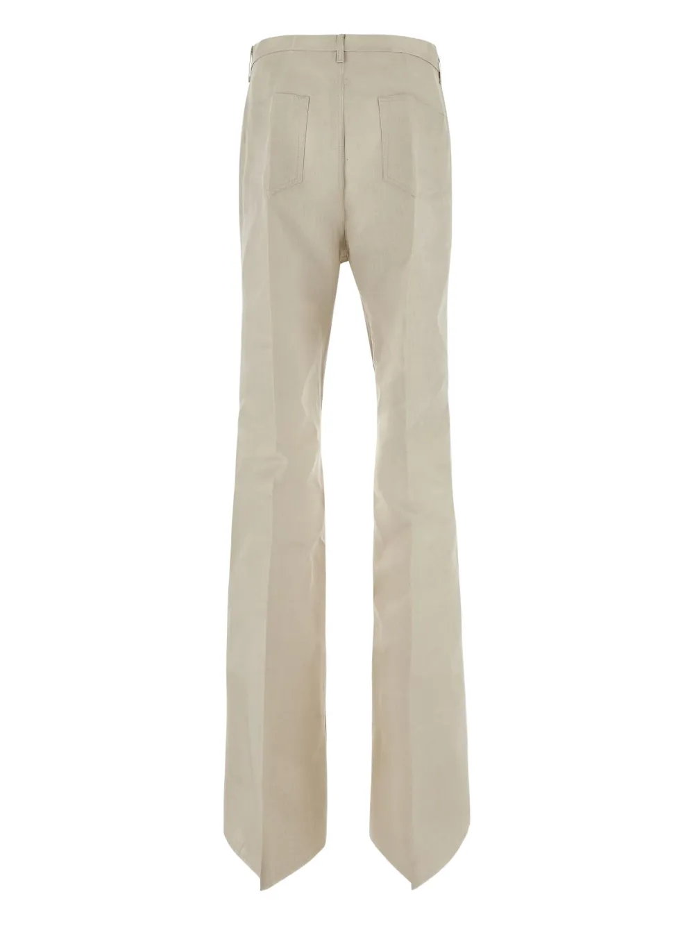 Rick Owens Linnen straight broek - Beige