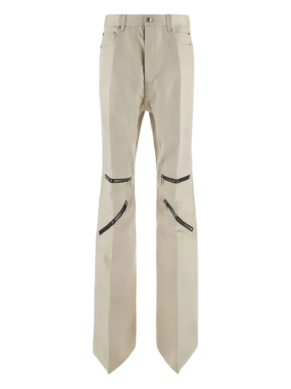 Rick Owens Linnen straight broek Beige