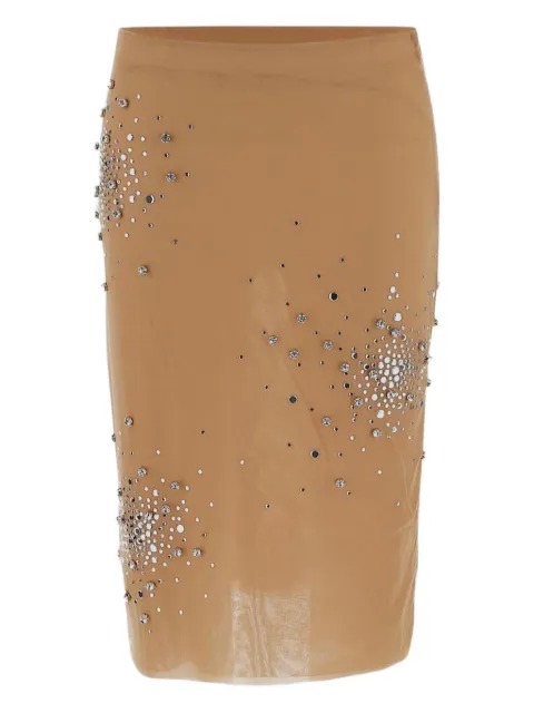 DES PHEMMES rhinestone-embellished skirt