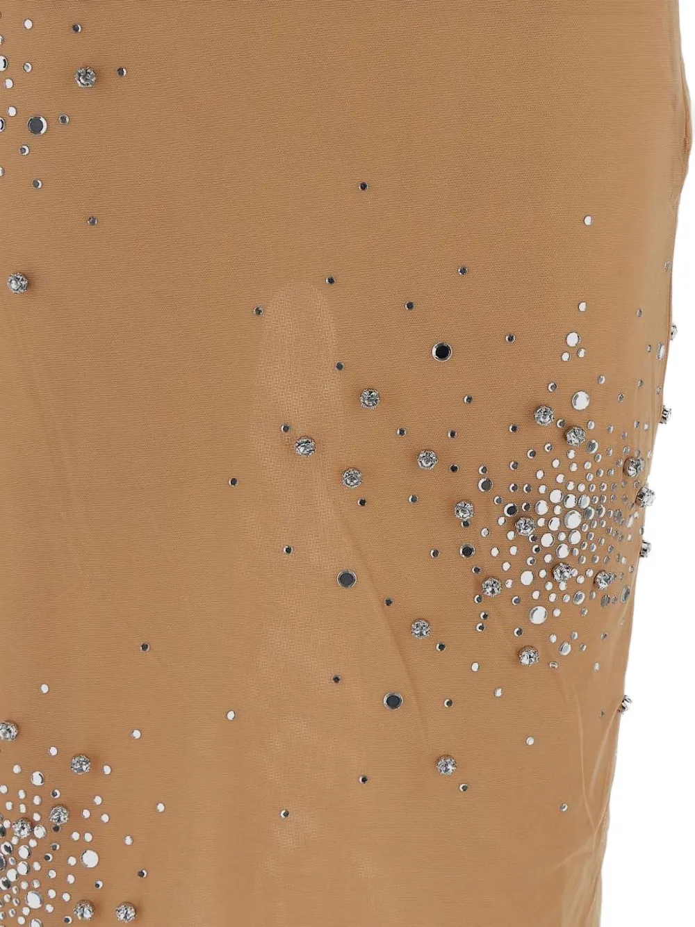 DES PHEMMES RHINESTONE-EMBELLISHED SKIRT