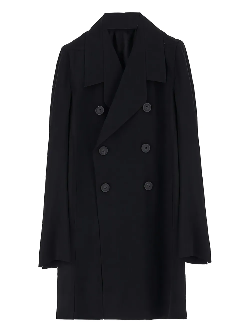 Rick Owens Wollen jas Zwart