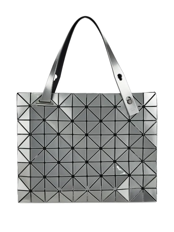 BAOBAO ISSEYMIYAKE ILLUSION シルバー 大 Bao Bao Illusion Tote in