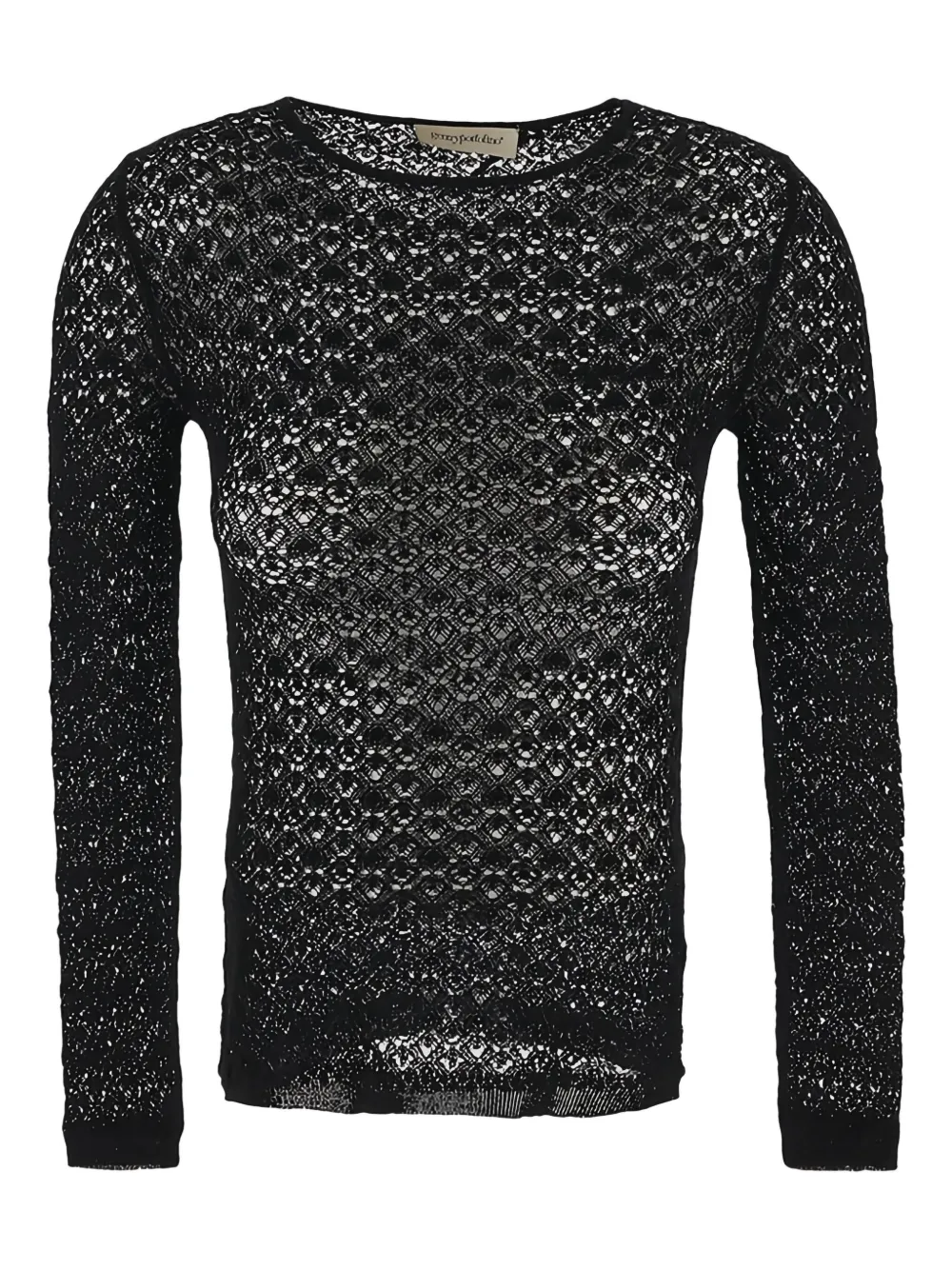 Gentry Portofino open-knit jumper