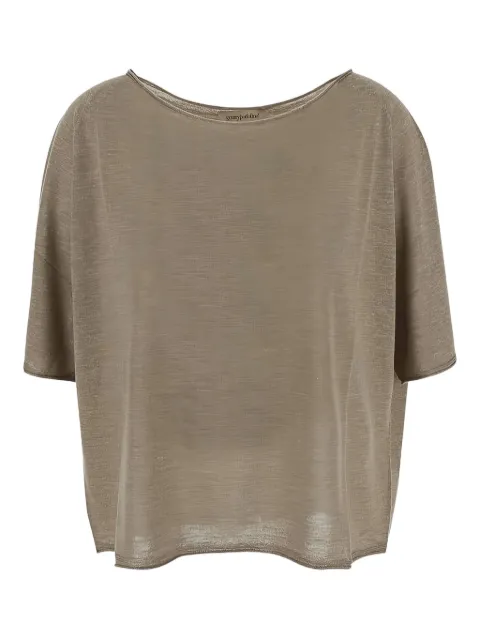 Gentry Portofino fine-knit T-shirt 