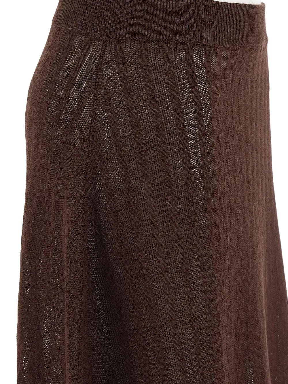 Malo High waist rok Bruin