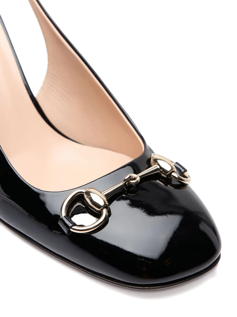 Gucci 75 mm Horsebit pumps Zwart