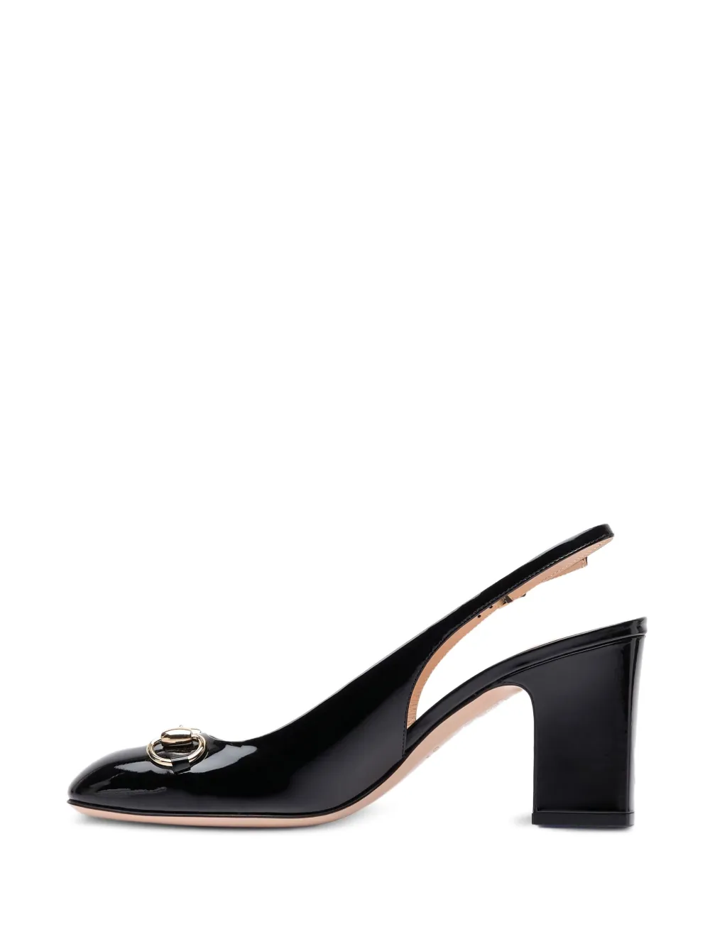 Gucci 75 mm Horsebit pumps Zwart